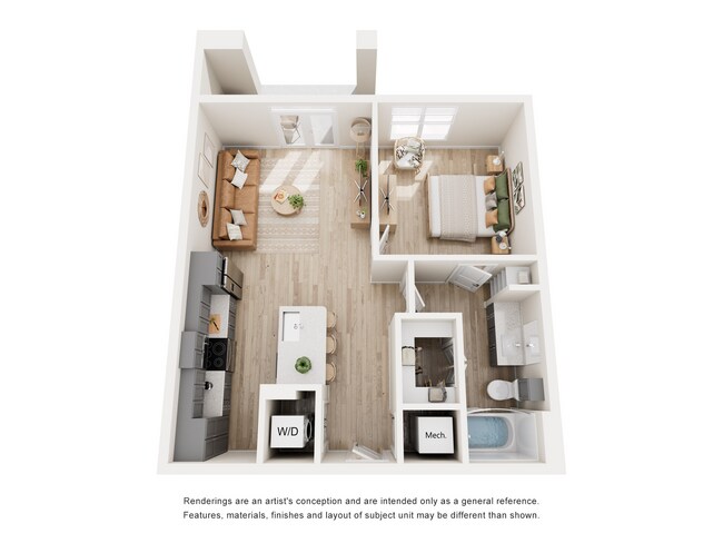 1B - 1B 1214 floor plan